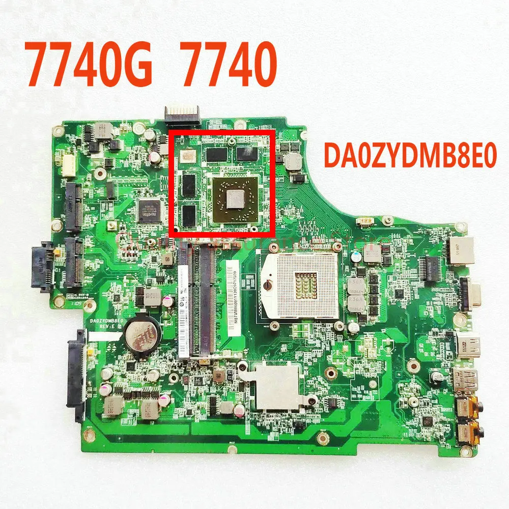 

For ACER Aspire 7740 7740G Laptop Motherboard DA0ZYDMB8E0 Mainboard HM55 DDR3 TESTED ok