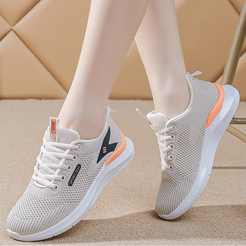 

2023 Women Sneakers Flat Shoes Retro Lace Up Casual Sport Shoes Ladies Outdoor Running Shoes Vulcanized Shoes Zapatillas Mujer