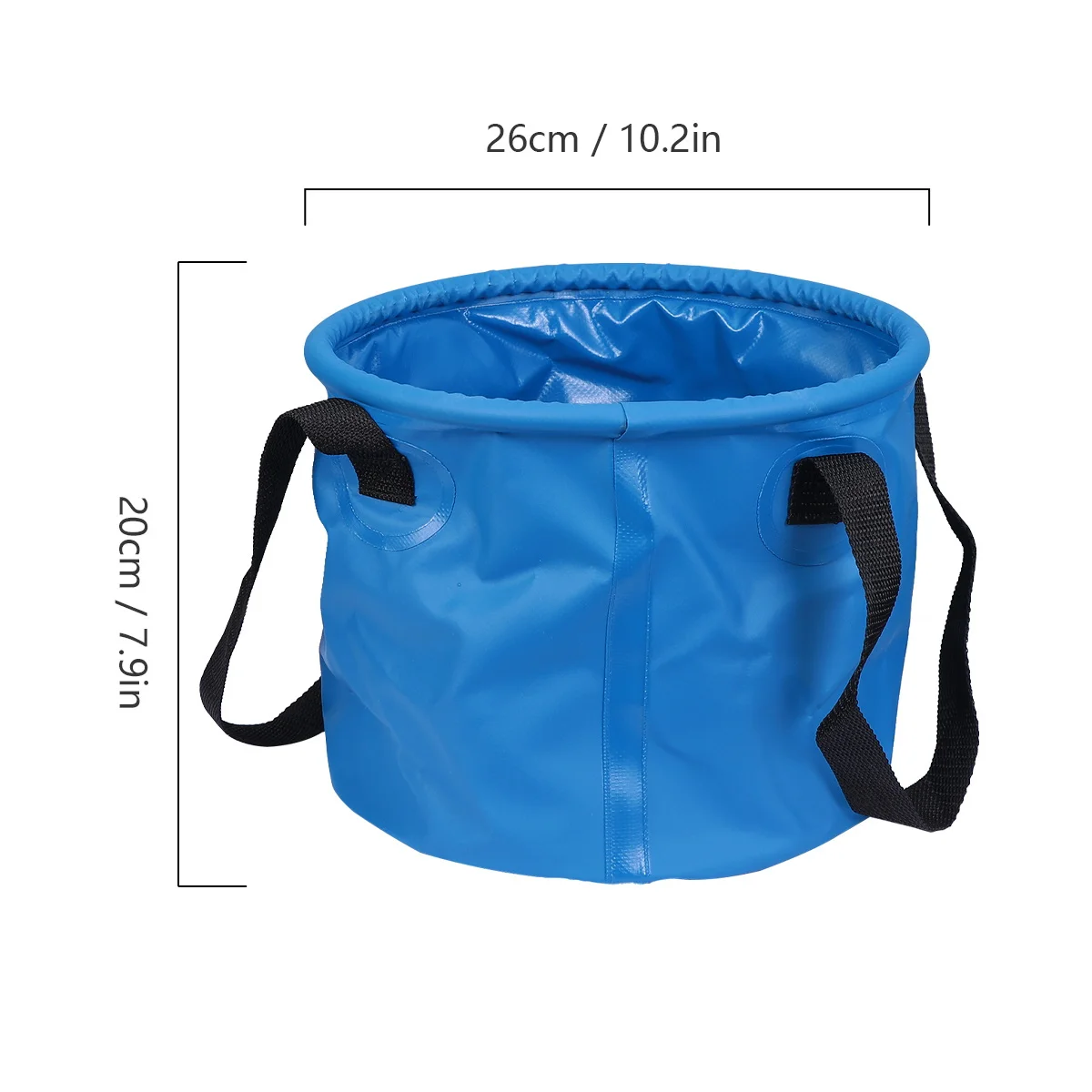 1 قطعة 10L في الهواء الطلق طوي دلو المحمولة مقاوم للماء خفيفة الوزن التخييم التنزه السفر الكلب السلطانية التفاح قطف سلة قابلة للطي