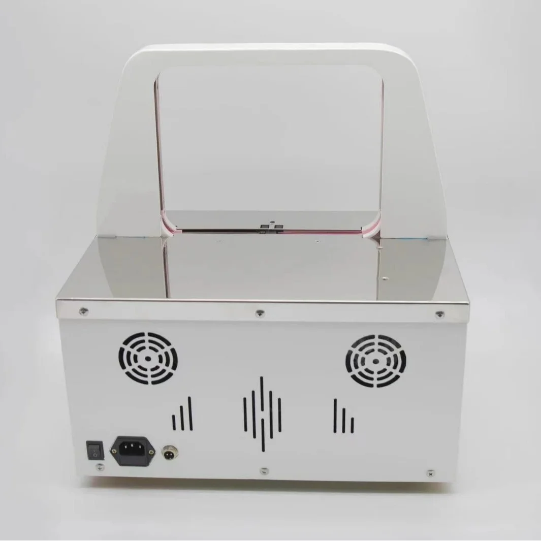Automatic intelligent small strapping machine with OPP and hot melt adhesive for strapping vegetables, books, food and cartons