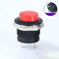 12V Momentary Push Button Switches For Car Boat Truck Ignition Switch Replacement Parts 16mm OFF- ON Push Button Switch