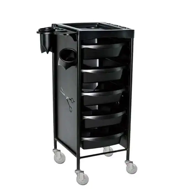 

Wheels Trolley Household Auxiliary Professional Car With Aesthetic Cart Manicure Support Organizer Mobile Beauty Salon Tool Spa