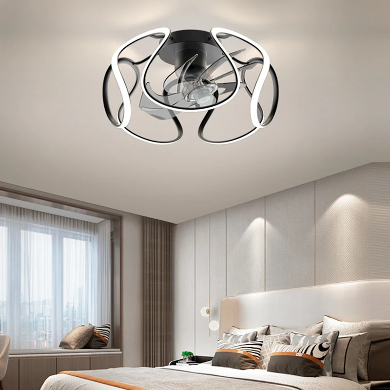 Living room decoration bedroom decor led Ceiling fans with lights remote control dining room Ceiling fan light indoor lighting