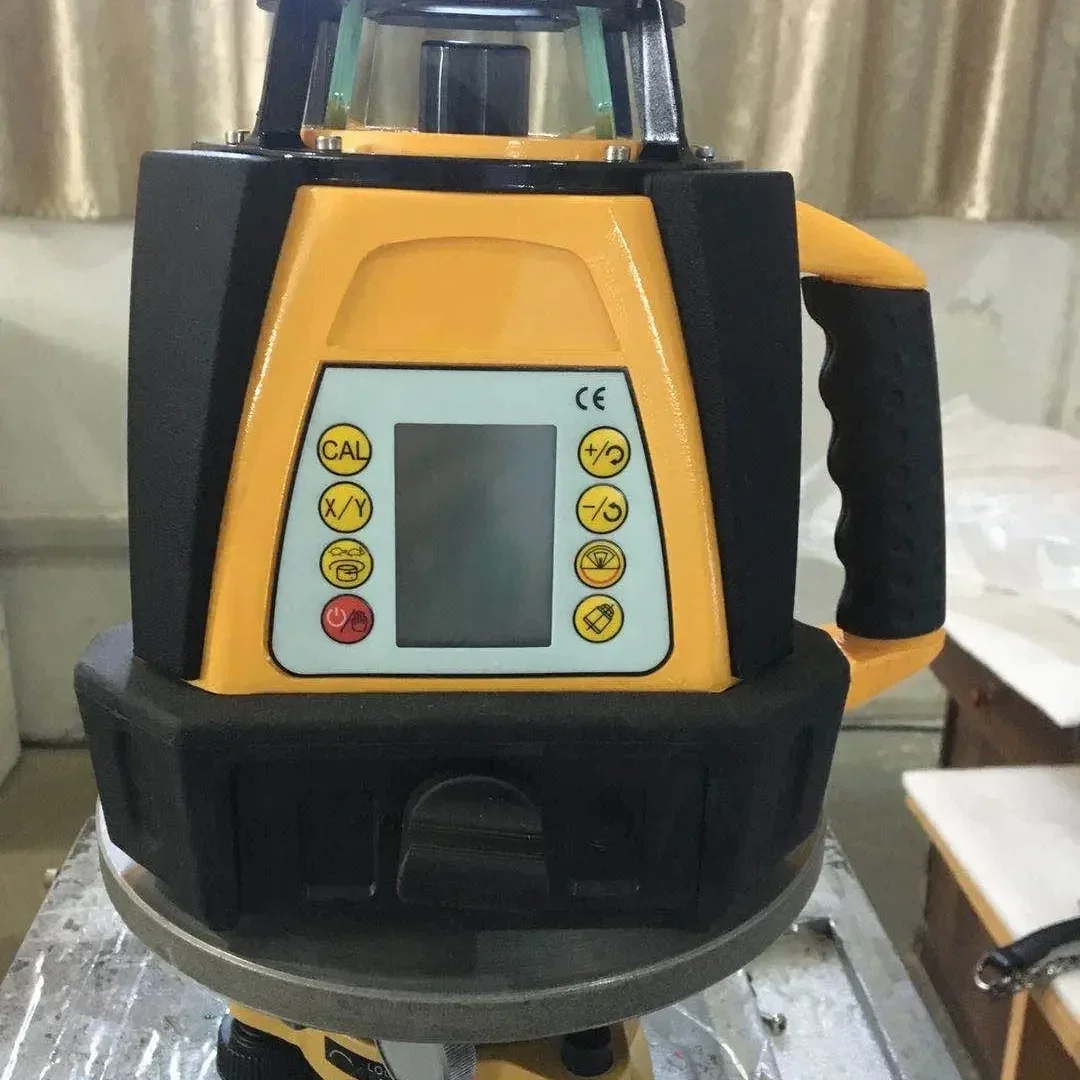 X axis Y axis fully automatic Rotary laser level with screen  LRE208