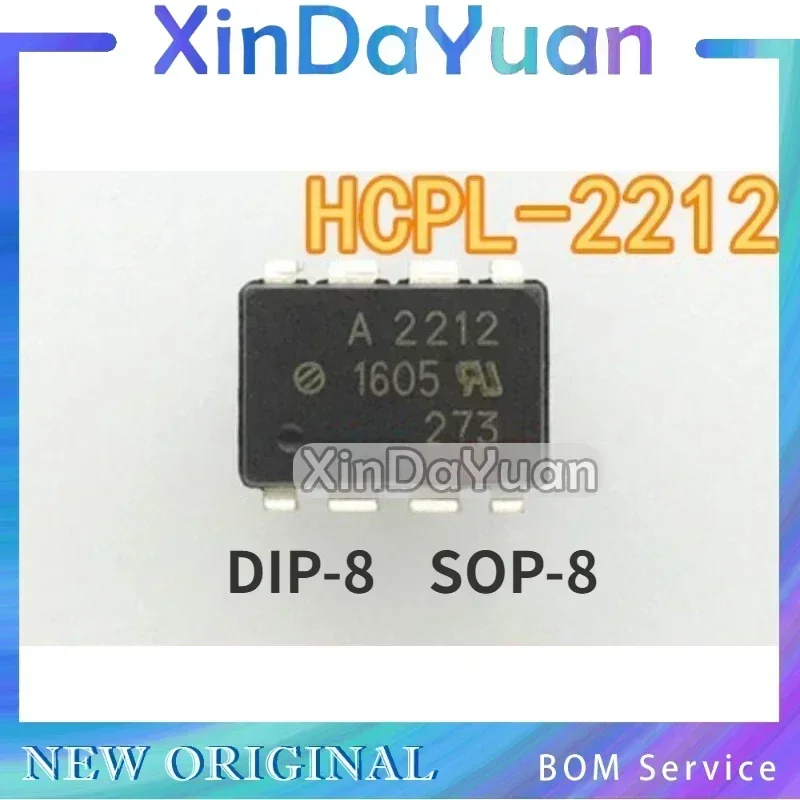 5 pcs A2212 HCPL-2212 DIP-8 SOP-8 Photoelectric Coupler