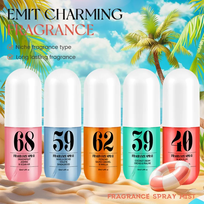 

Пляжный цифровой ароматный спрей без спирта для тела и волос, длительный свежий летний аромат