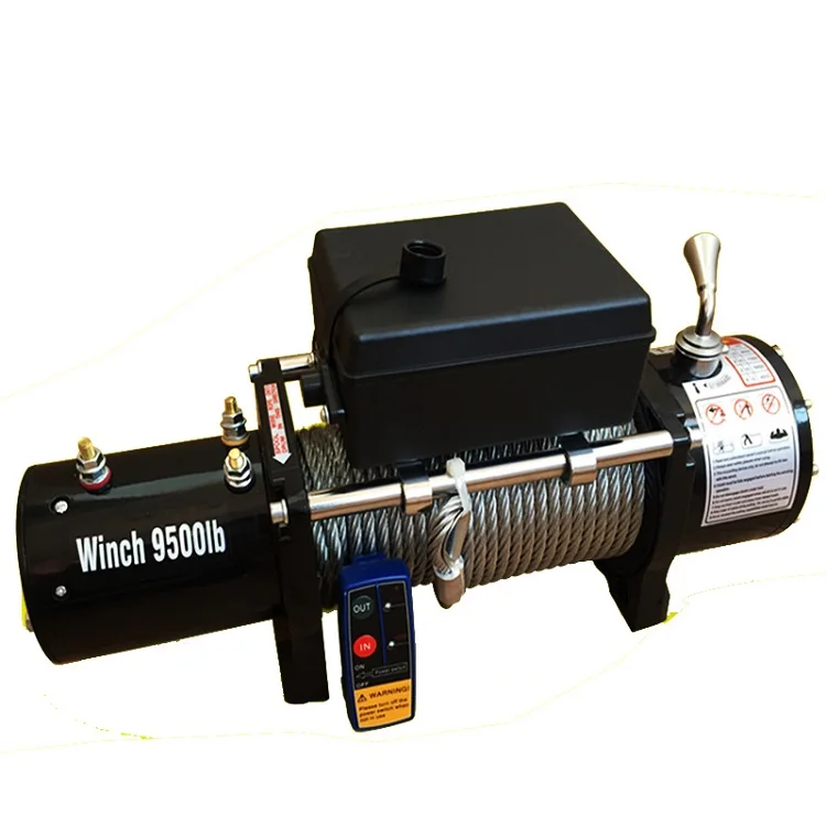 12000lbs Boat Mini 12v Electric Winch With Synthetic Rope