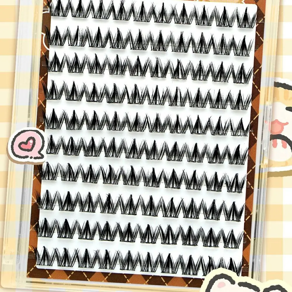 Faux cils moelleux en grappe, outils de maquillage longue durée, sans colle, réutilisables, auto-adhésifs, DIY, pour femmes