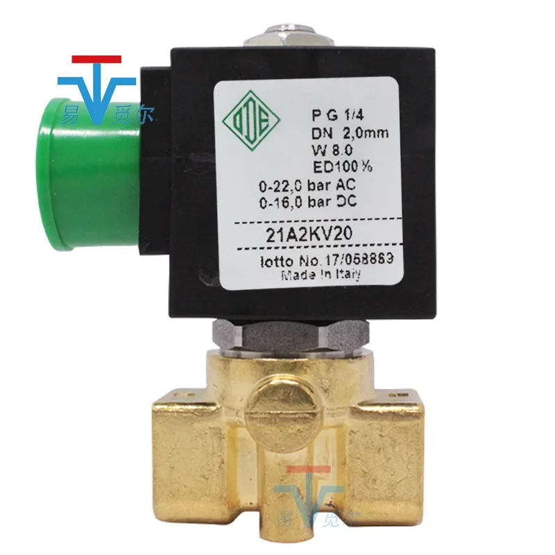 

Электромагнитный клапан 21a2kv20 110 В, импортный миниатюрный латунный электромагнитный клапан с резьбой