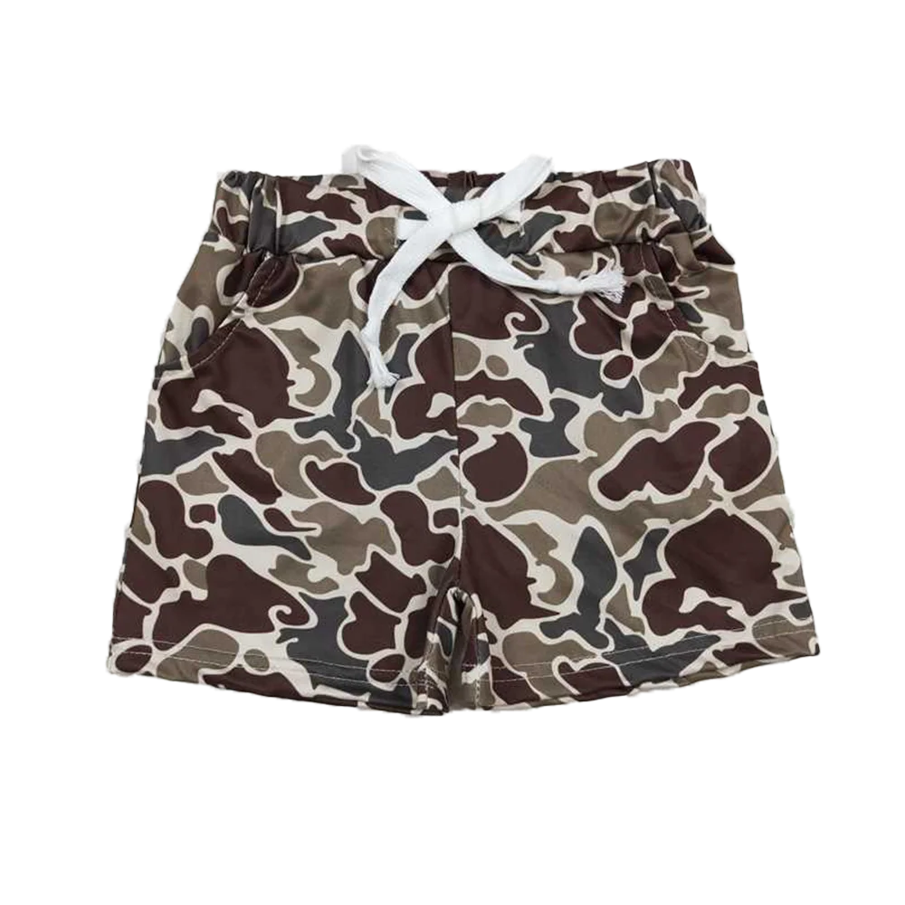 

SS0202 Baby Boys Summer Camo Pockets Bottom Shorts