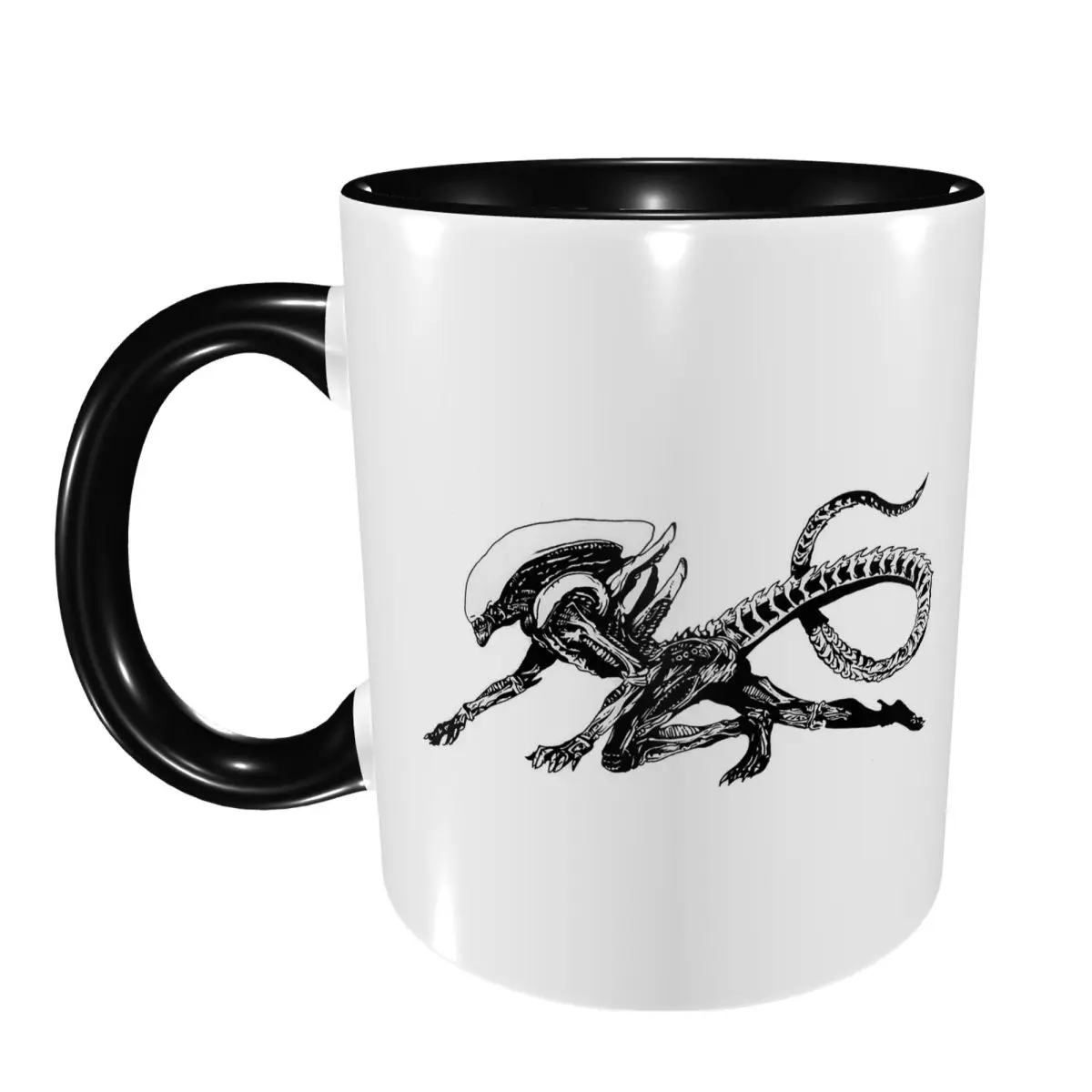 Xenomorph Alien Movie Mug Funny Ceramic Coffee Cups Tea Mugs Milk Cup Drinkware Gifts for Friends