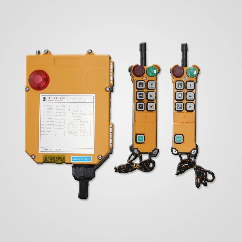 F24-8D/8S 8 push buttons Telecrane Remote Control Single Speed or Double Speed For Control Crane or Hoist