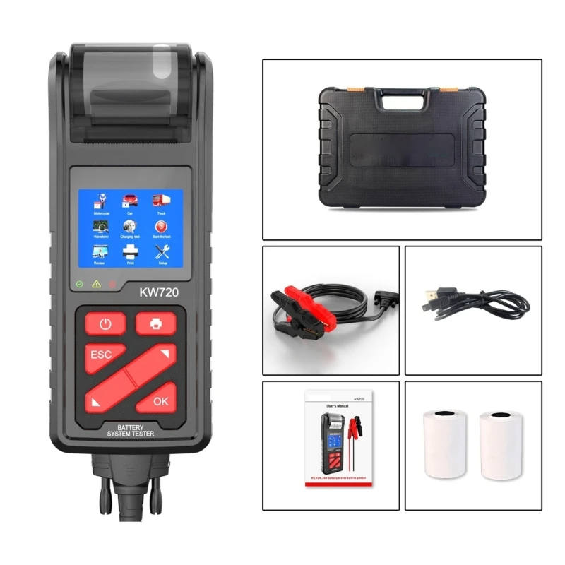 6/12/24V Battery Tester Internal Resistance Load Discharge Current Test for Car GTWS