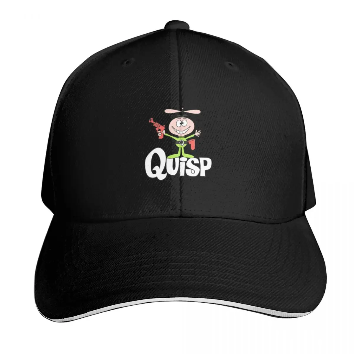 

Quisp logo so cute art Baseball Cap beach hat Luxury Man Hat Gentleman Hat Visor Boy Women's