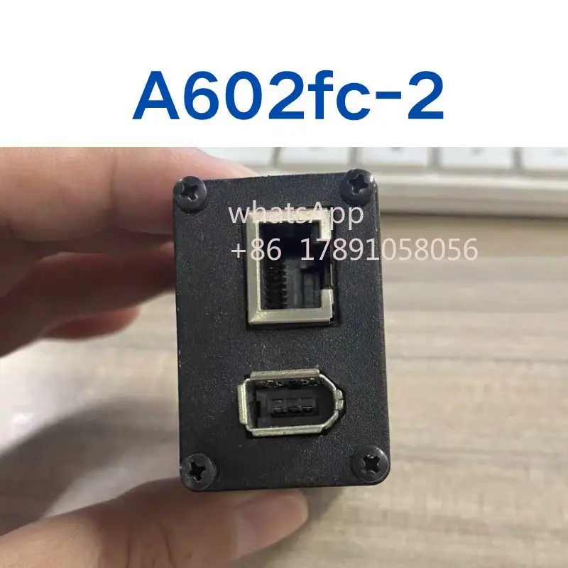 Câmera colorida CCD industrial A602fc-2 usada testada OK e enviada rapidamente