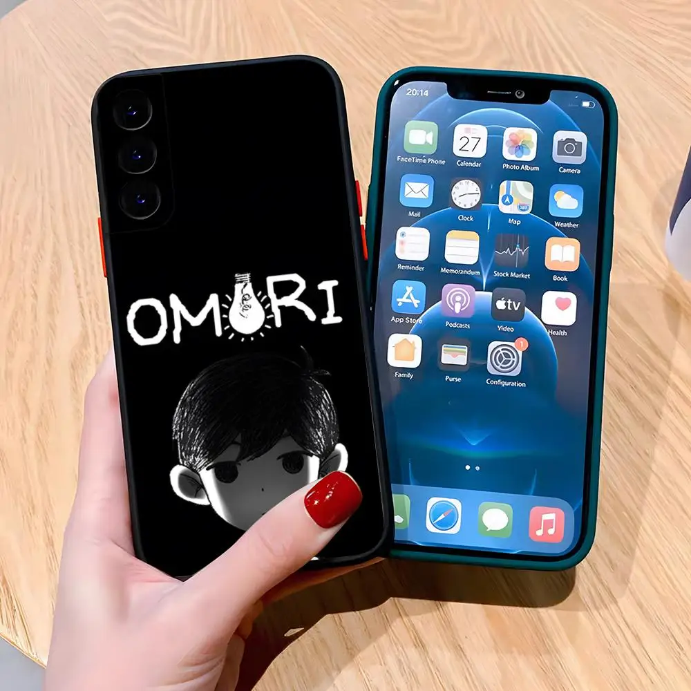 لهب الساخن أوموري آر بي جي لعبة قضية الهاتف لسامسونج S25 S22 S24 S23 S21 FE زائد الترا الجلد يشعر الوفير