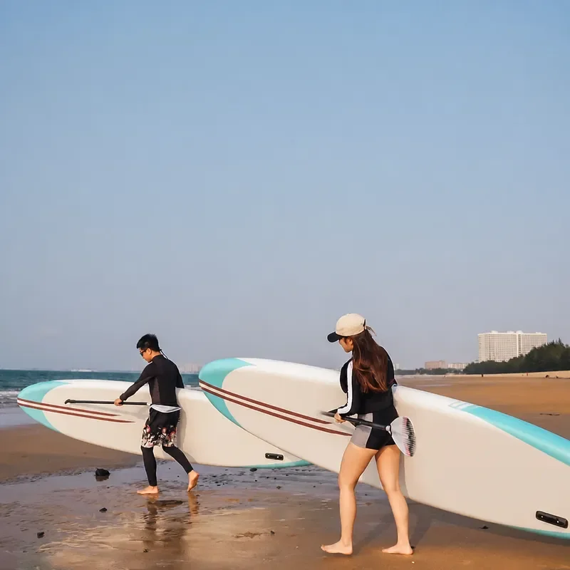 AW Medium Double Layer Inflatable Paddle Board All Round SUP for Beginners Parent Child Casual Surfing