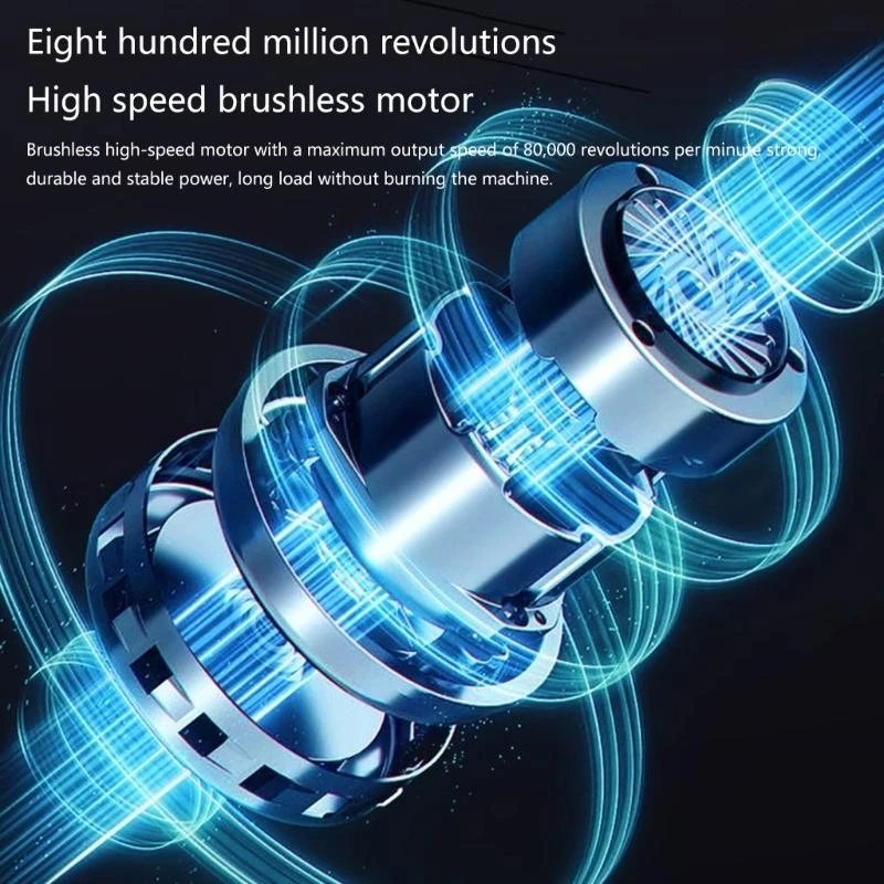 E06B Jet eléctrico recargable Mini sopladores 80000 rpm Mini sopladores aire sopladores aire
