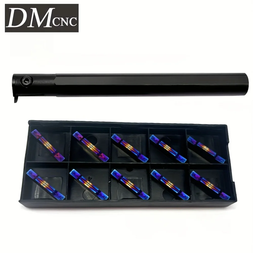 Carbide Grooving Tool Set - MGEHR1616-3/MGIVR2016-3 Holders + MGMN300M Nano Blue Inserts | Right-Hand CNC Turning Tools