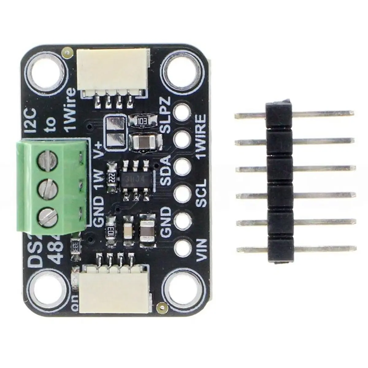 DS2484 to 1-Wire Bus Adapter STEMMA QT Qwiic Compatible JST Connector Module