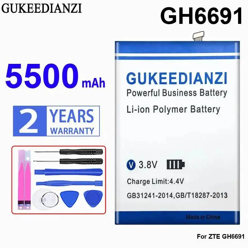 

Premium Replacement 5500Mah For Zte GH6691 Mobile Phone Battery Stable