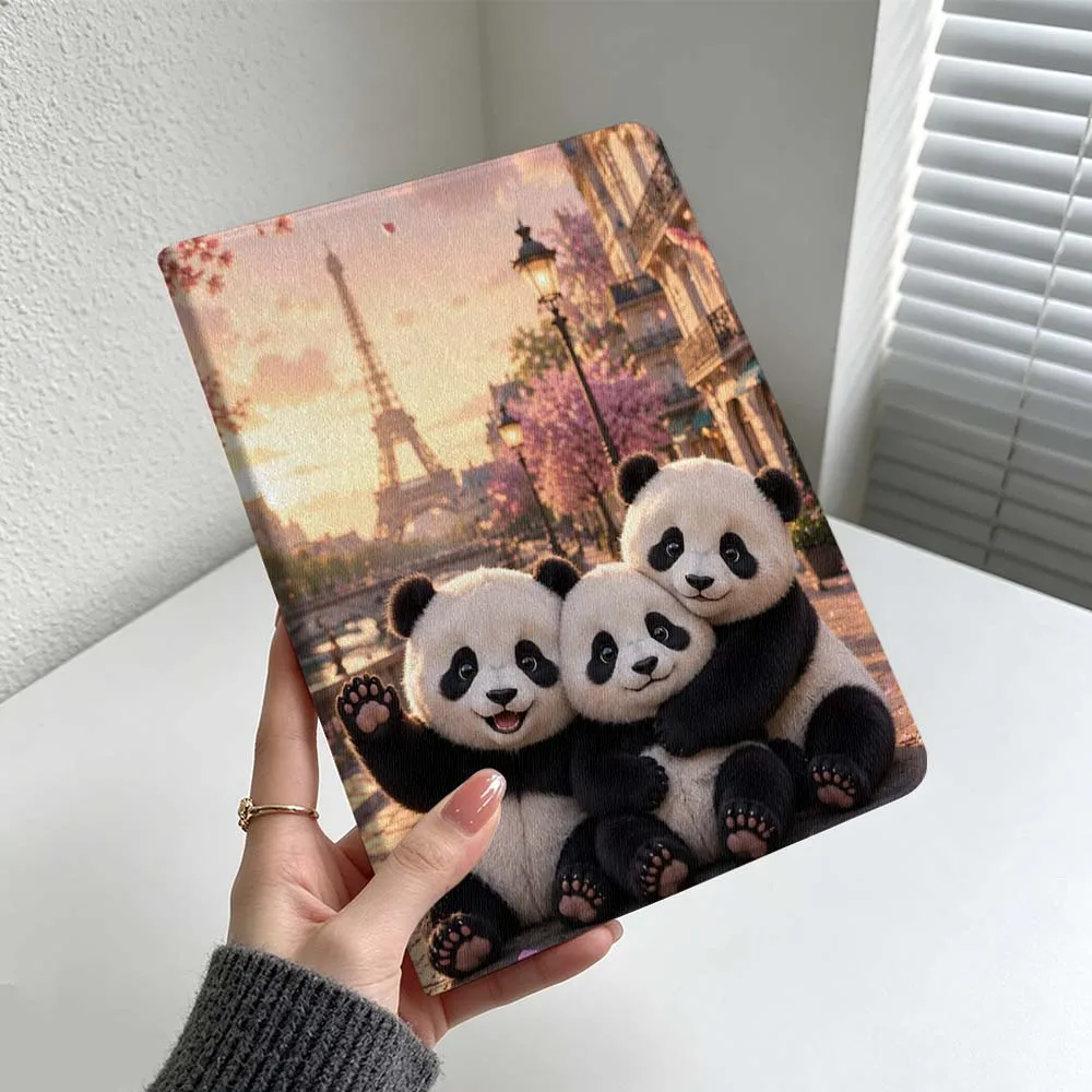 Cute Panda Pattern For Samsung Galaxy Tab S11 S10 S9 S8 S7 S6 A11 A9 A8 Lite FE Plus Soft Inch Tablet Case Cover