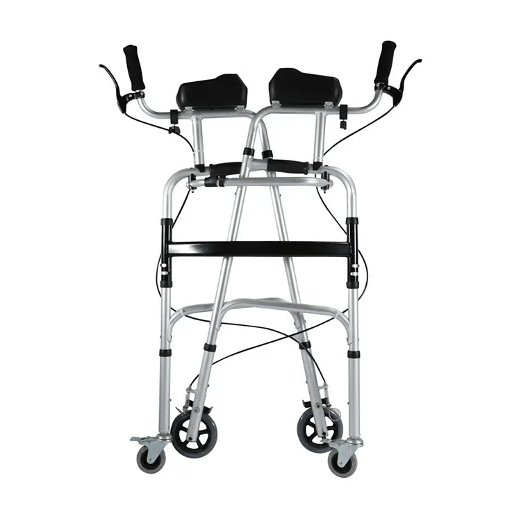 for Light Weight Aluminum Forearm Support Walker Rollator Aid Cerebral Palsy Standing Frame Folding Walker For Child And Adult