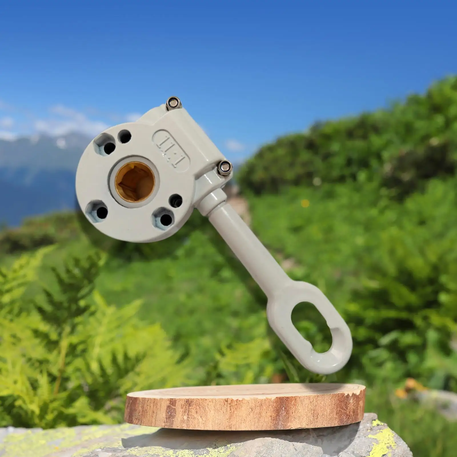 

Outdoor Gearbox Awning Crank Gear Direct Replacement 360 Degree Rotating Sturdy Hardware Parts Accessories for Balcony Awning