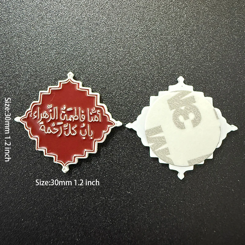 1-100PCS Saudi Arabia Mobile Phone 3M Sticker Badge Metal Pin Broooches Pins