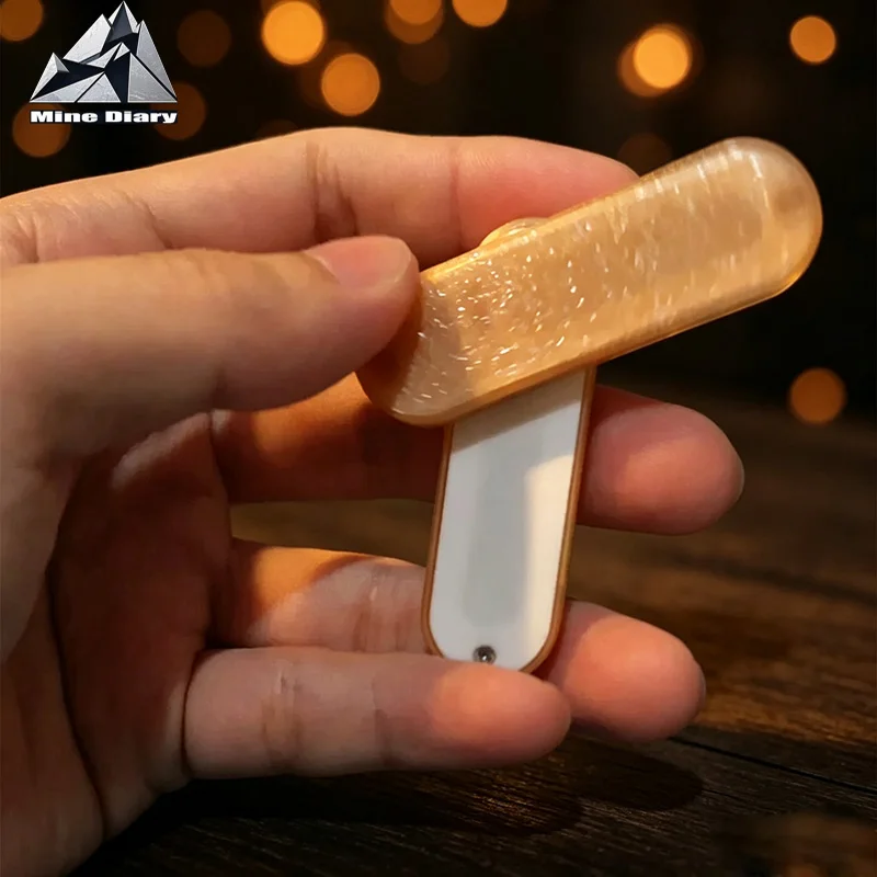 Fidget Slider Mechanical Slider EDC Metal Fidget Unlimited Pushing Slider Stress Relief Toy Trend Collectible Hand Spinner Toys