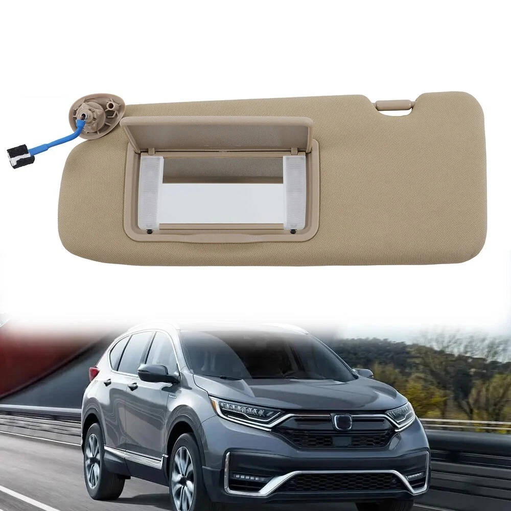 

Бежевый правый левый солнцезащитный козырек со стороны водителя с фонарями подходит для Honda CRV 2017-2022 83280TLAA12ZA