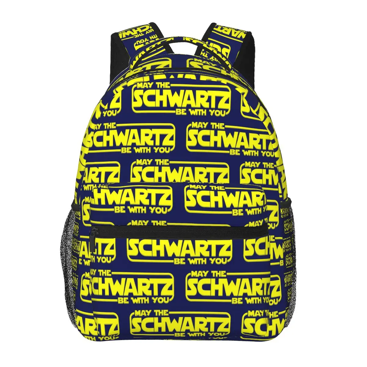 Spaceballs Movie Letter Graphic Print Backpacks Boys Girls Bookbag Students School Bags Kid Rucksack Shoulder Bag Large Capacity