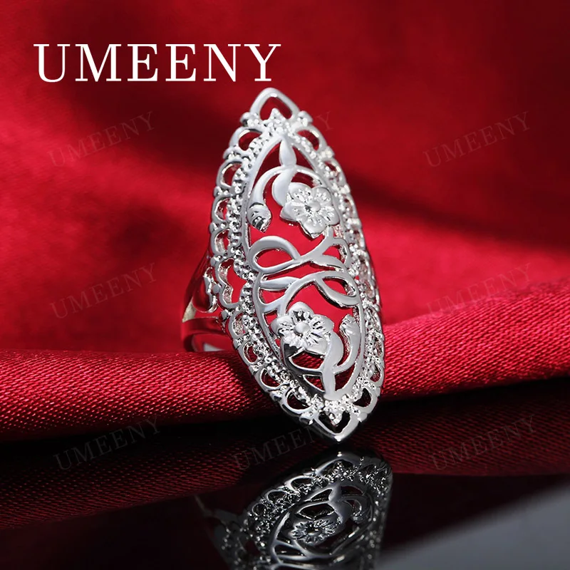 

Серебро 925 пробы 6-10 # Изысканное резное круглое кольцо для мужчин и женщин, аксессуары, подарки на помолвку, модные украшения