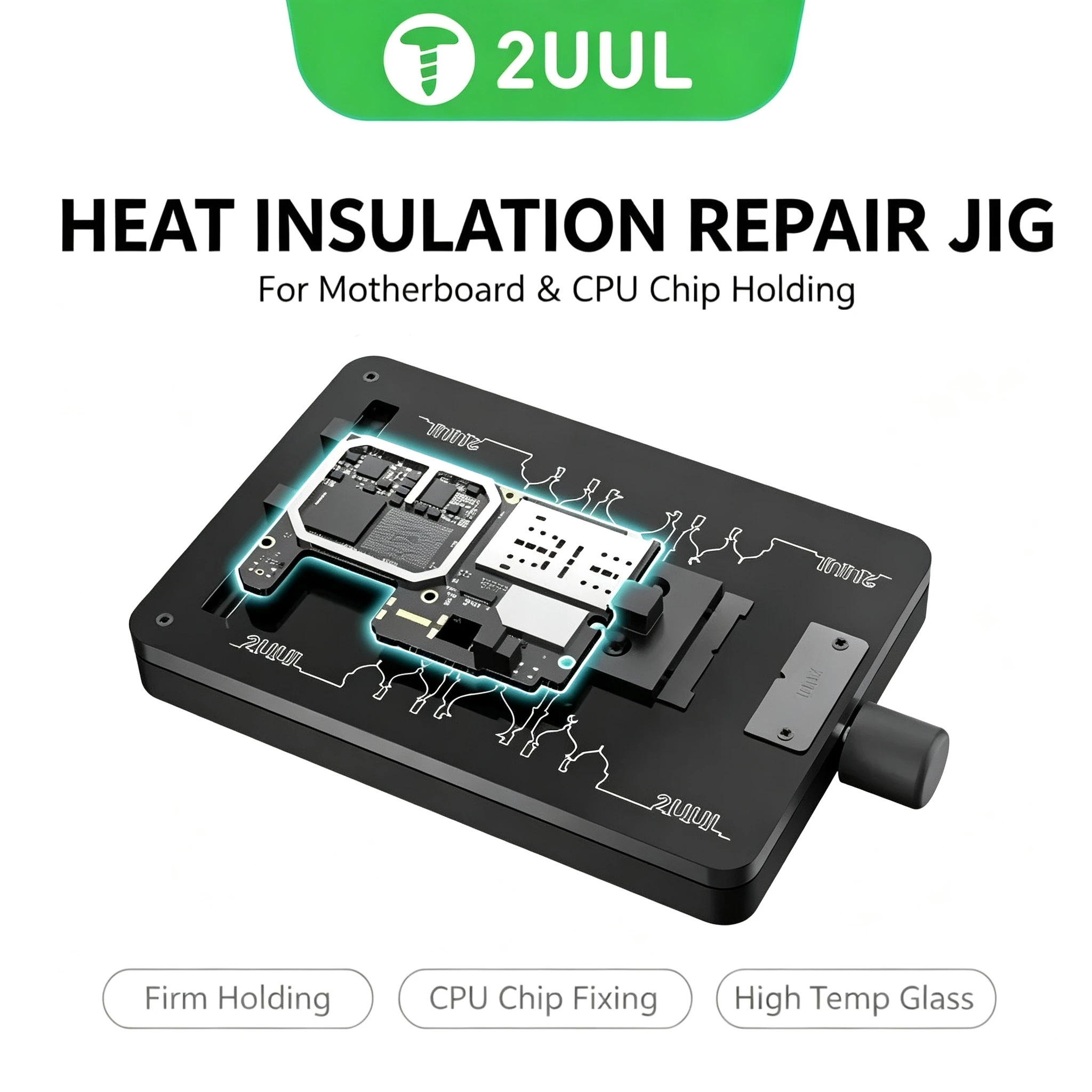 2UUL THE ONE JIG (Arabic Version) For Mobile Phone PCB Board Motherboard CPU IC Chip Repair Fixture Universal Maintenance Holder