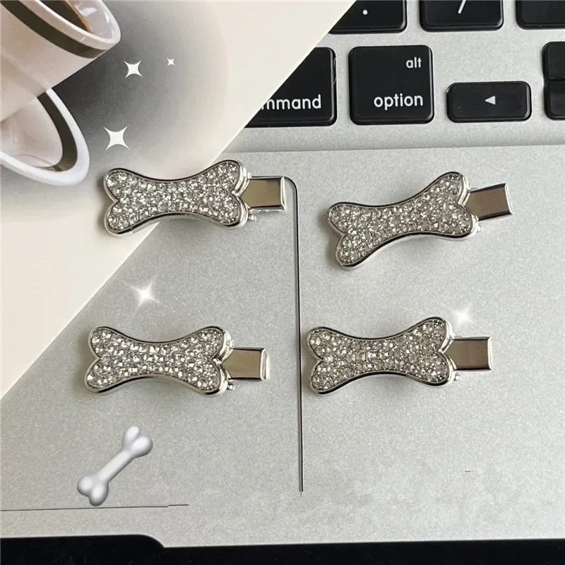 

Rhinestone Pet Dog Hairpins Pink Colors Small Puppy Cat Cute Hair Bows Clips Pet Hair Accessories Dogs Hair Grooming