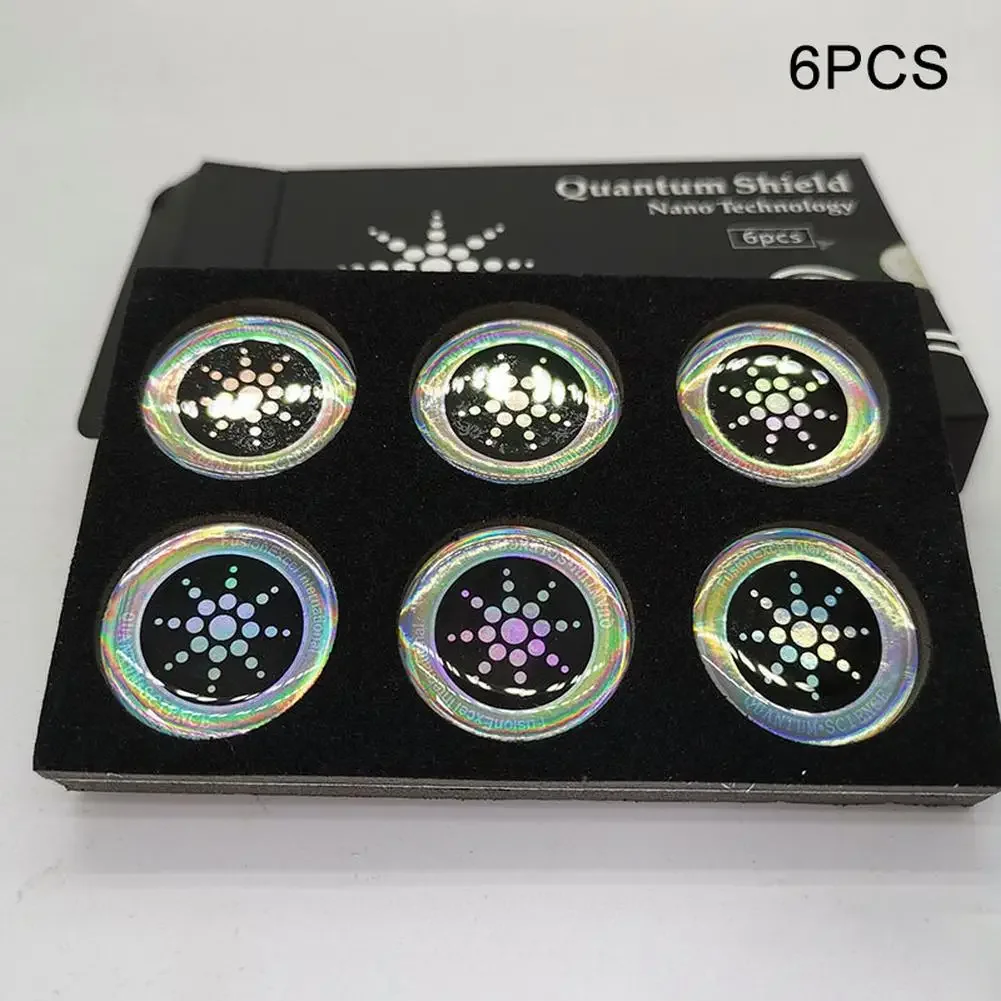 6 Pcs Radiation Shield Quantum For WiFi Router Box Radiation Protection 6 Stickers Anti Radiation Shield Stickers