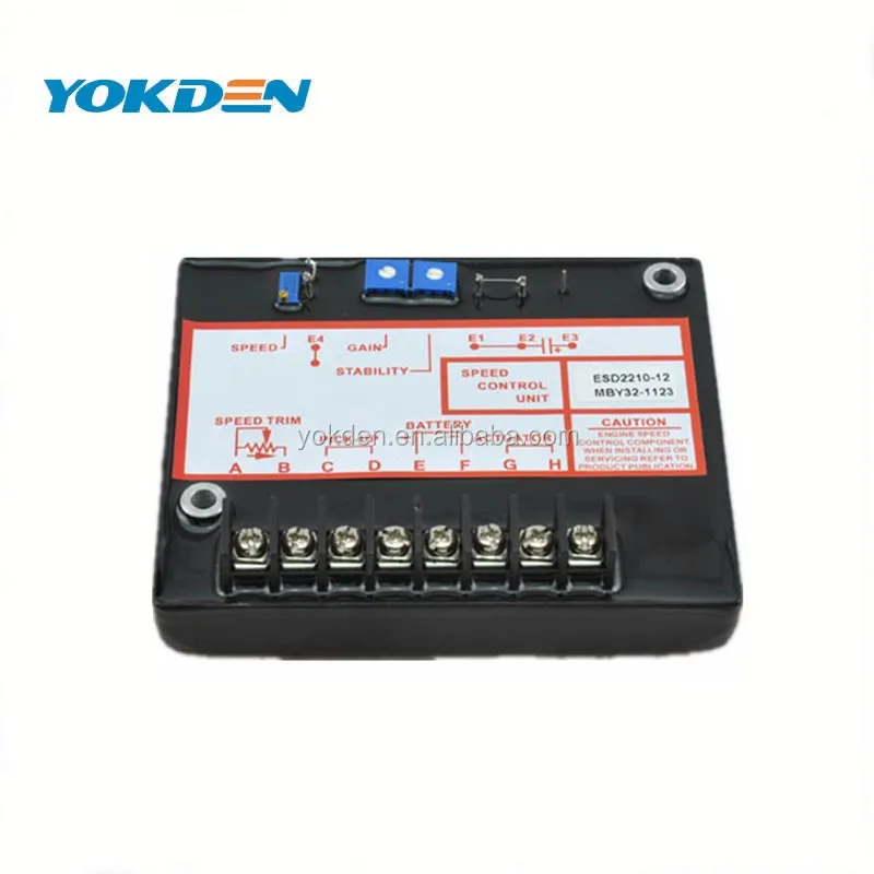 

12V 24V Engine Speed Controller Control Unit ESD2210 Generator Spare Parts