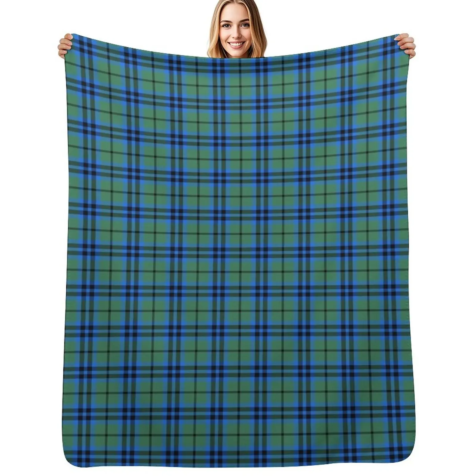 

Falconer Tartan Throw Blanket Fluffy Cozy Throw Blanket for Home Decor
