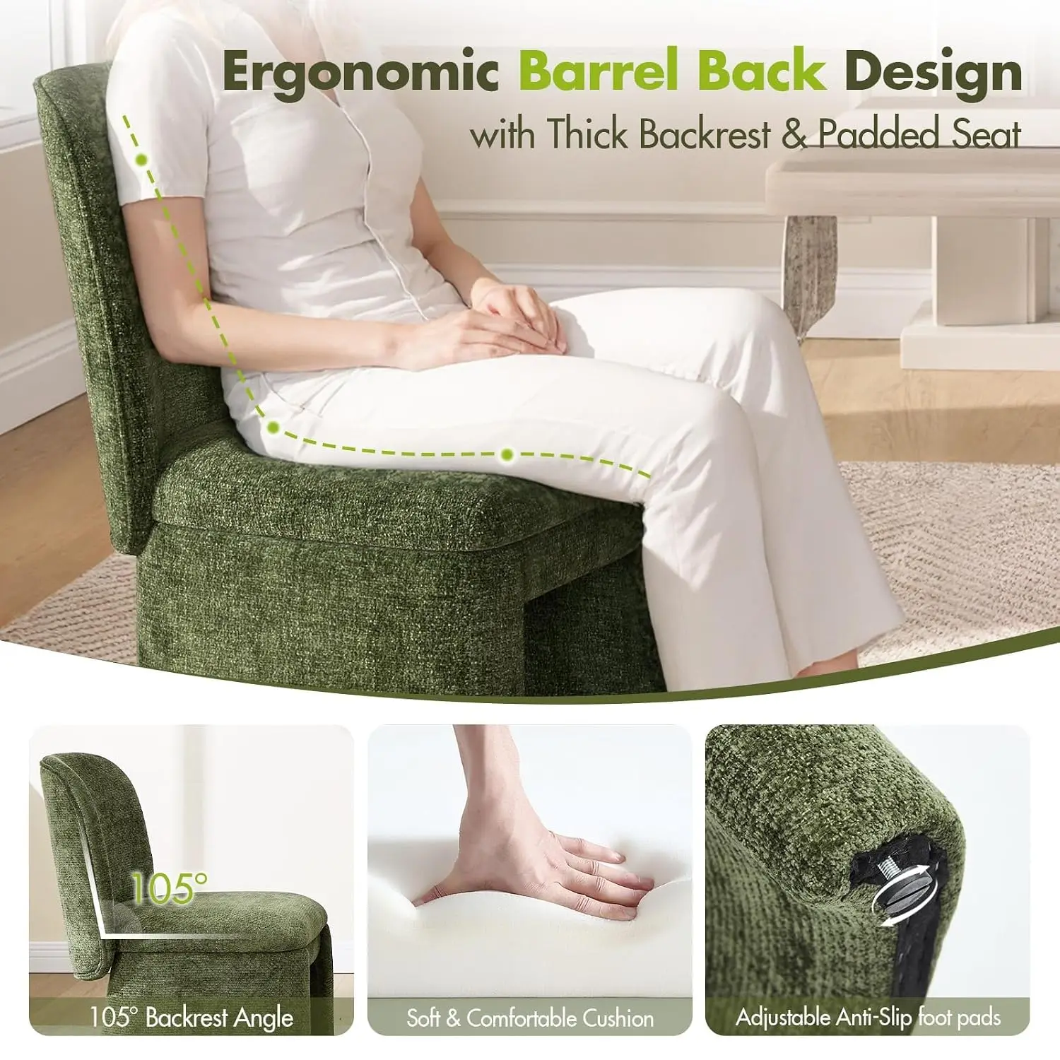Thumbnail 3 - #31 Low Price Upholstered Dining Chairs Deals