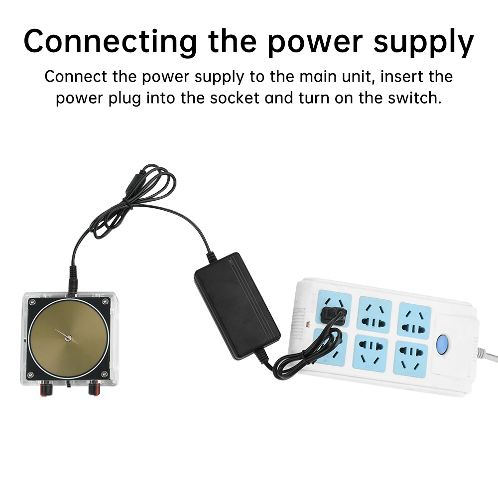 AC 110-220V Dual Mode Tesla Coil - Touchable Artificial Lightning with Bluetooth & Audio Input for Music, Science Experiments