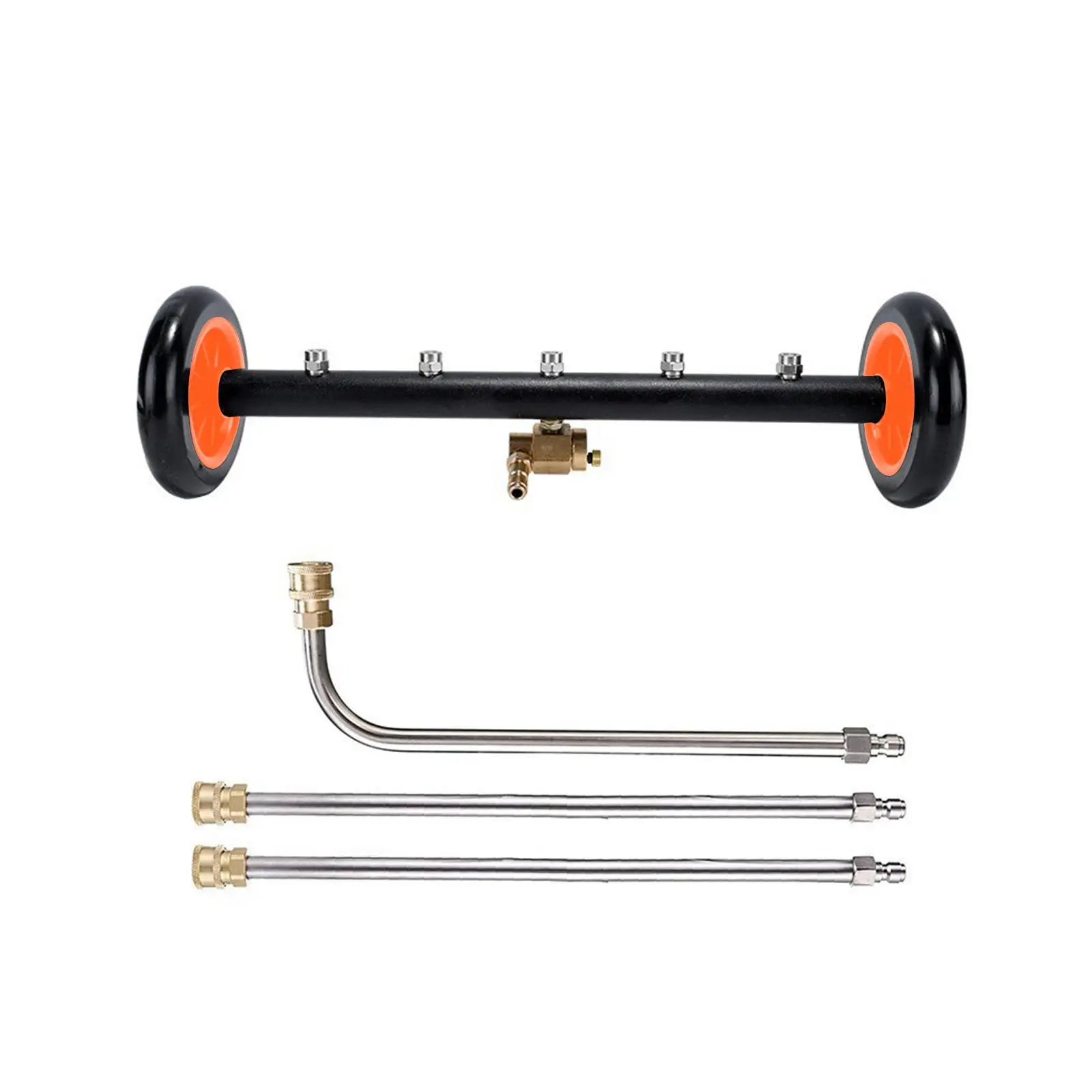 Undercarriage Cleaner 1/4 inch Quick Connect 4000 PSI for Outdoors