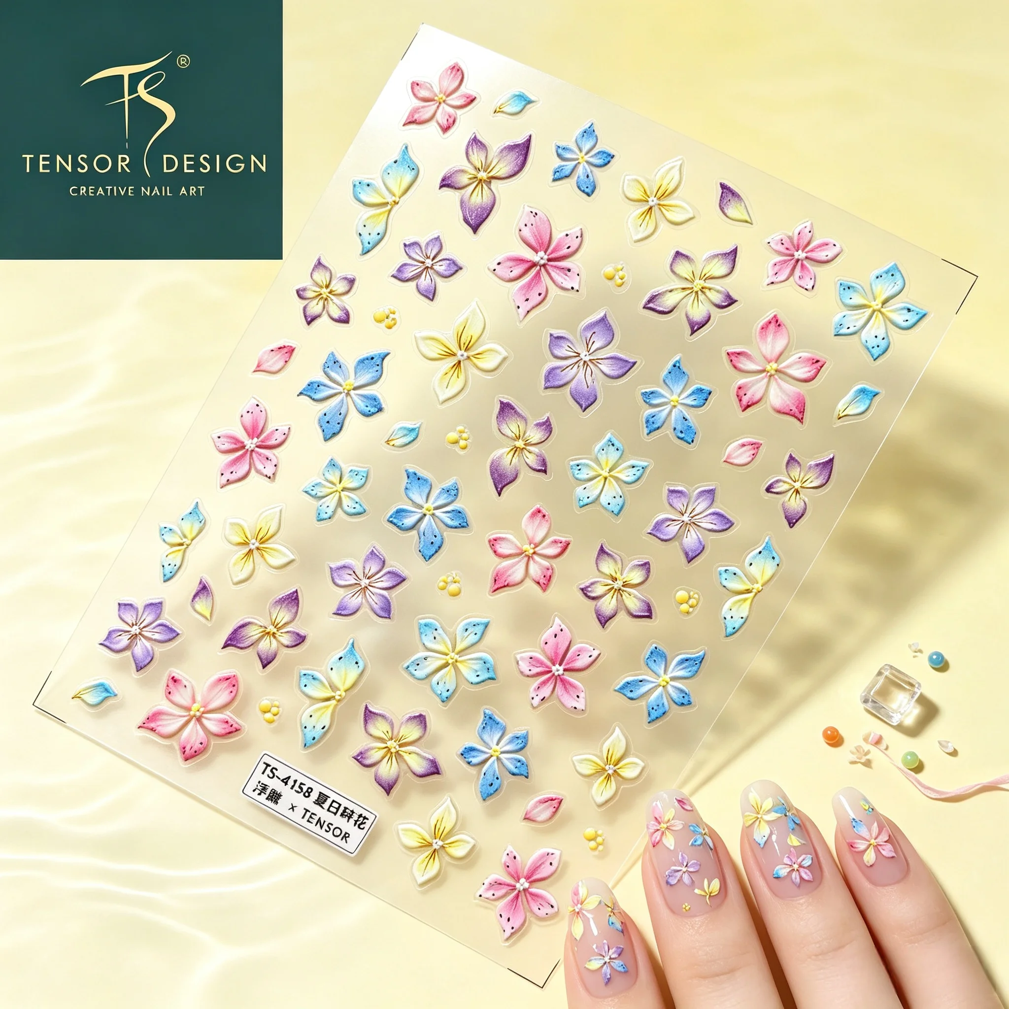 Autocollants pour ongles TENSO - Nail Art Elegan avis et prix