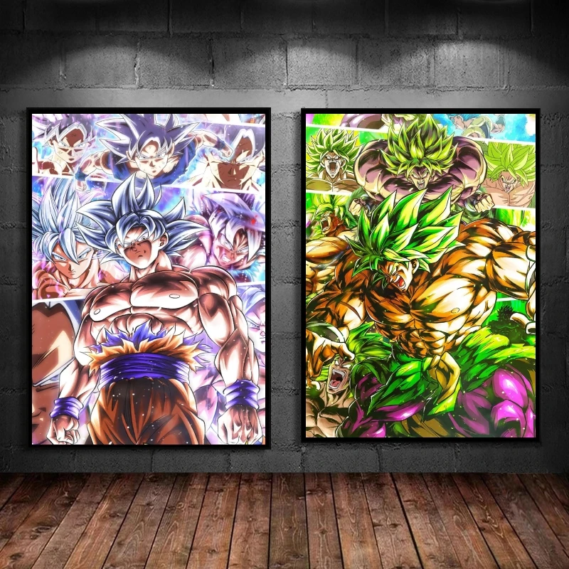 

Canvas Art Walls Painting Dragon Goku Children's Bedroom Decor Room Home Picture Modular Prints Gifts Kid Action Figures Poster