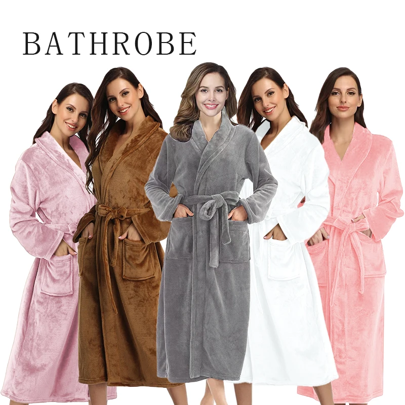 Thickened Bathrobe Quick Drying Absorbent Hotel Bathrobe Microfiber Soft Couple Bath Towel