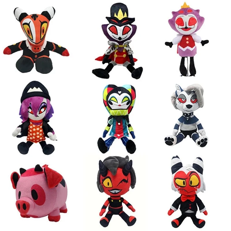 Helluva Boss Plush Toy Asmodeus Loona Stolas Loo Loo Land Anime Plush Doll Blitzo's Teddy Doll Stuffed Plushie Gift Toy For Kid