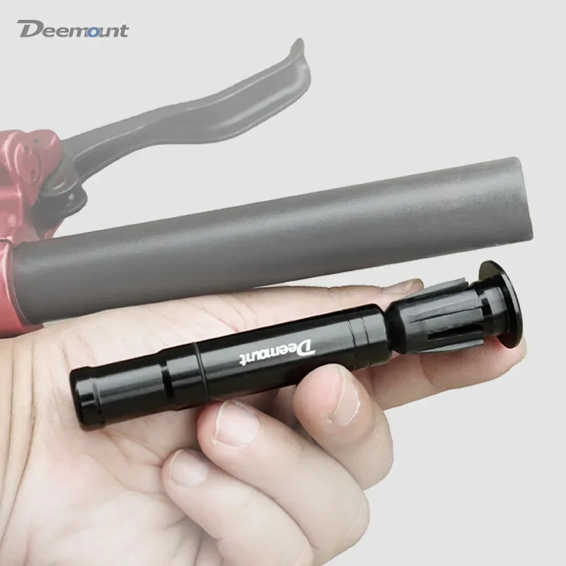 Deemount Bicycle Tubeless Tyre Repair Tool Set Bar End Hidden Glue Free Mountain Bike Tyre Drill Puncture Repair Tool