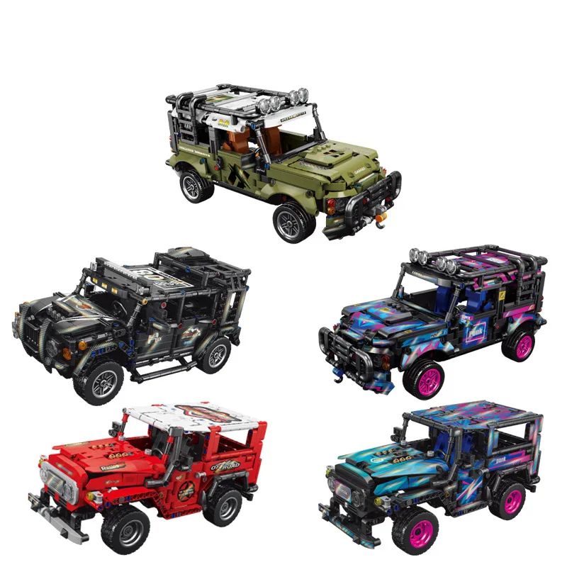 1:14 Jai Ai Car compatible with LEGO off-road vehicle building block model educational toy gift for children