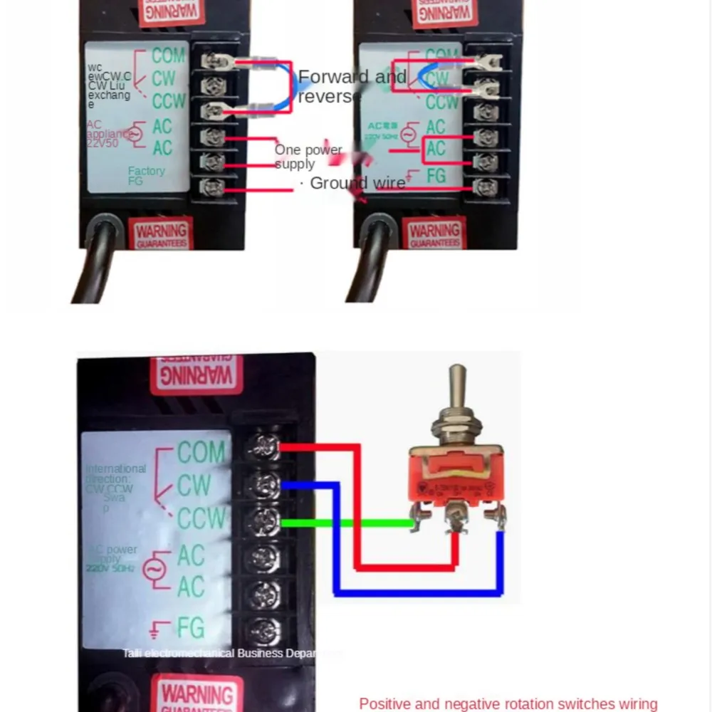 Imagem -06 - Motor de Controle de Velocidade com Caixa de Velocidades Monofásico 220v ca 5gu3k180k Regulador de Velocidade Frente e Verso 120w