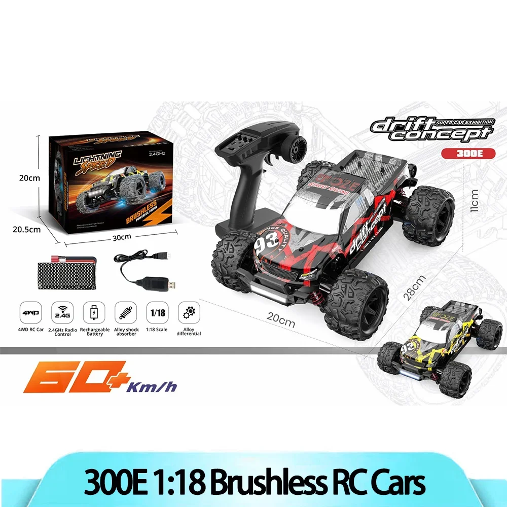 

1:18 RC Car 2.4G Rc Buggy Off-Road Car Professional Racing 4WD Electric High Speed Remote Control Drift Car Toys