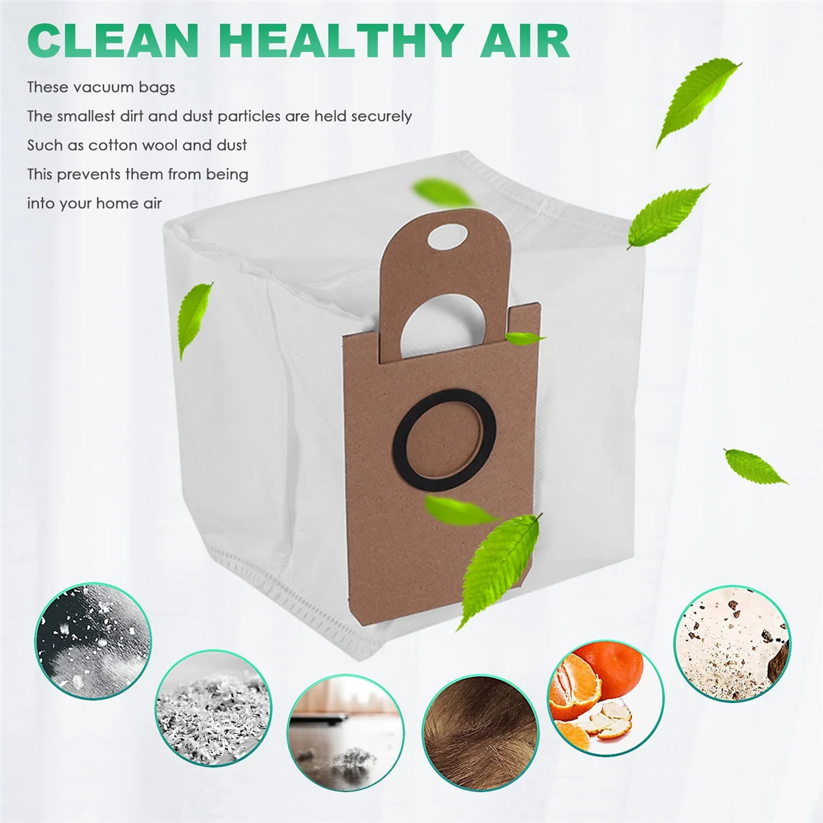 Dust Bags for S9 Main Brush Dust Bags Side Brush Hepa Filter Spare Parts for S9 Robot Vacuum Cleaner Accessories